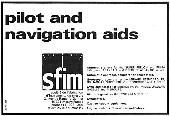 SFIM Avionics & Aircraft Instruments                             