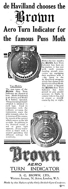 Brown Aero Turn Indicator                                        