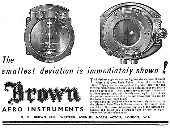 S.G.Brown Aero Turn Indicator                                    