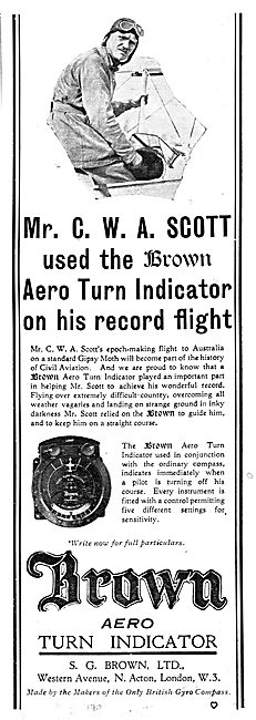 S.G.Brown Aero Turn Indicator                                    