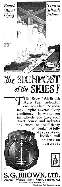 S.G.Brown Aero Turn Indicator                                    