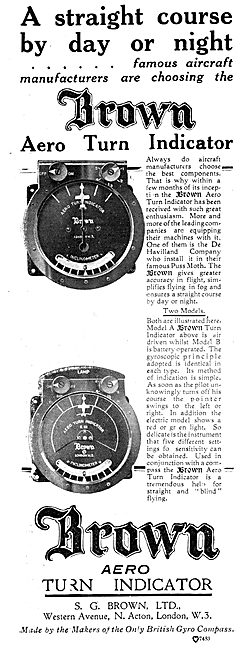 S.G.Brown Aero Turn Indicator                                    