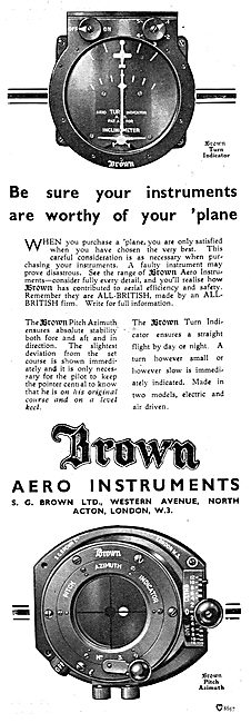 S.G.Brown Aero Turn Indicator                                    