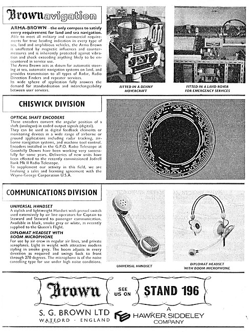 S.G.Brown Navigation & Communication Equipment. Arma-Brown.      