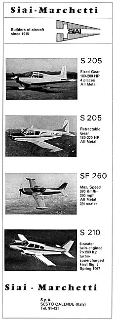 SIAI Marchetti S 205  SF 260 S210                                