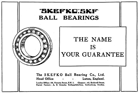 Skefco Ball Bearings For Aircraft                                