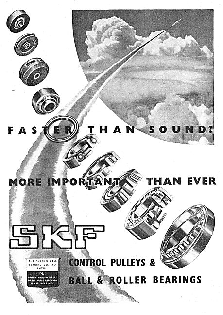 SKF Bearings & Control Pulleys For Aircraft                      