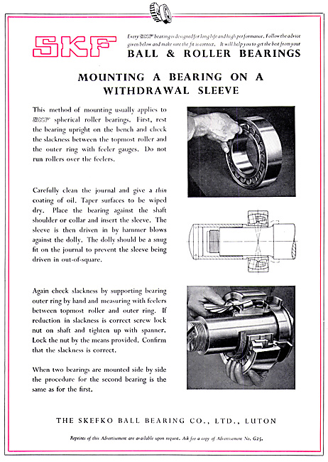 SKF Bearings                                                     