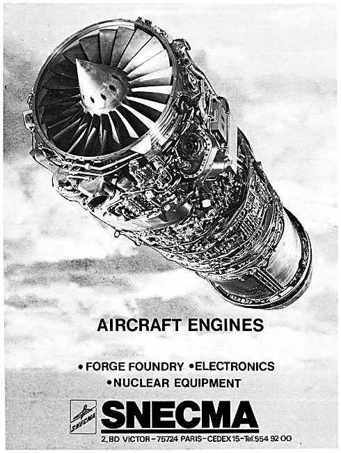 SNECMA  Aircraft Engines 1978                                    