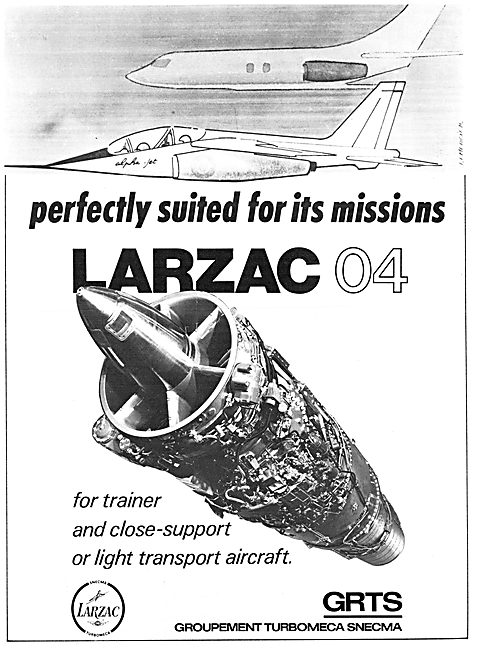 SNECMA  Larzac 04 - Turbomeca SNECMA 1979                        