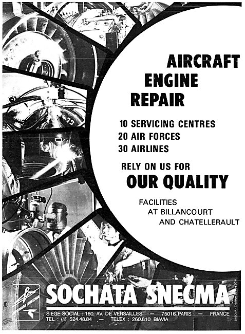 SNECMA  Aero Engine Repair Services                              