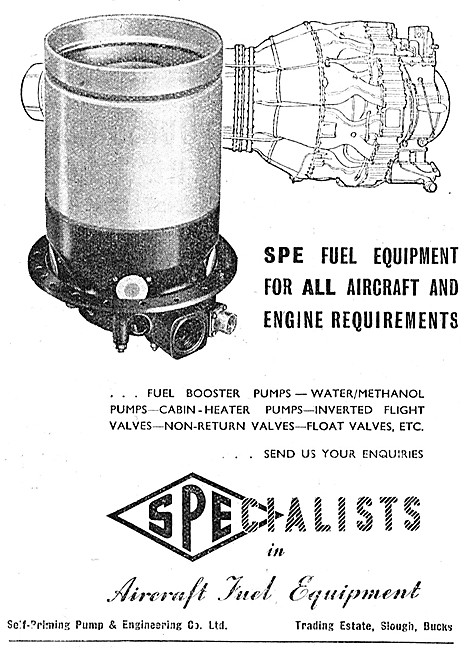 SPE Aircraft Fuel Pumps, Valves & Fuel Line Equipment            