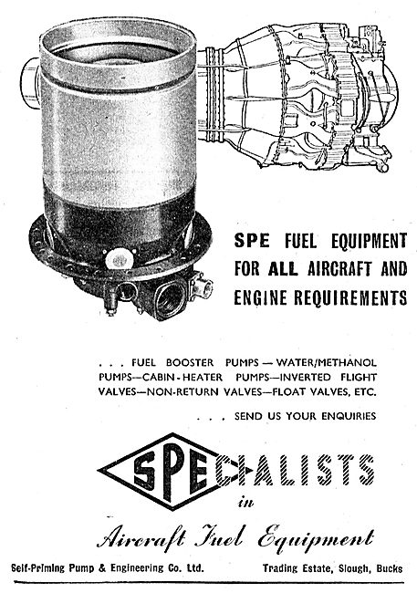 SPE Aircraft Pumps, Valves & Fuel Line Equipment                 