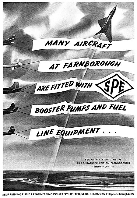 SPE Aircraft Pumps, Valves & Fuel Line Equipment                 