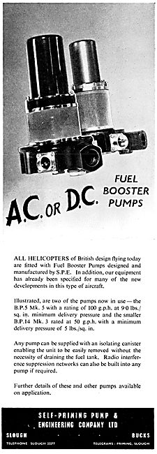 SPE Fuel Booster Pumps                                           