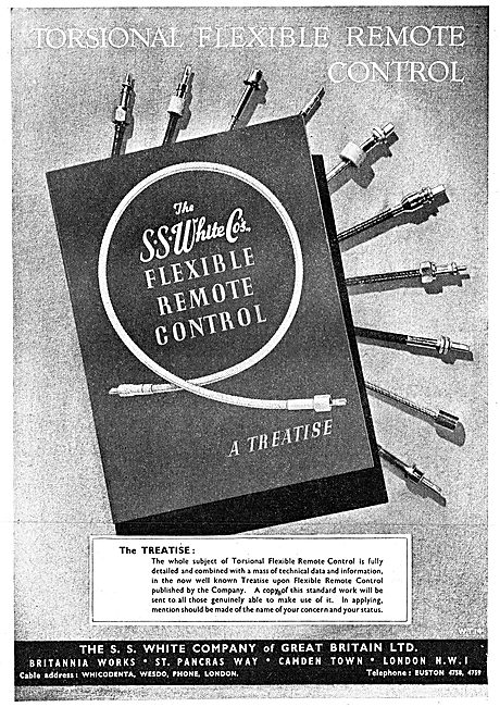 S.S.White  Flexible Remote Control 1942                          