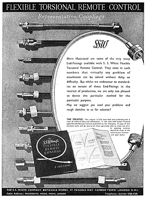 S.S.White Flexible Torsional Remote Control                      