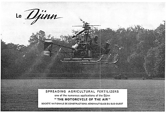 Sud Aviation Djinn Helicopter                                    