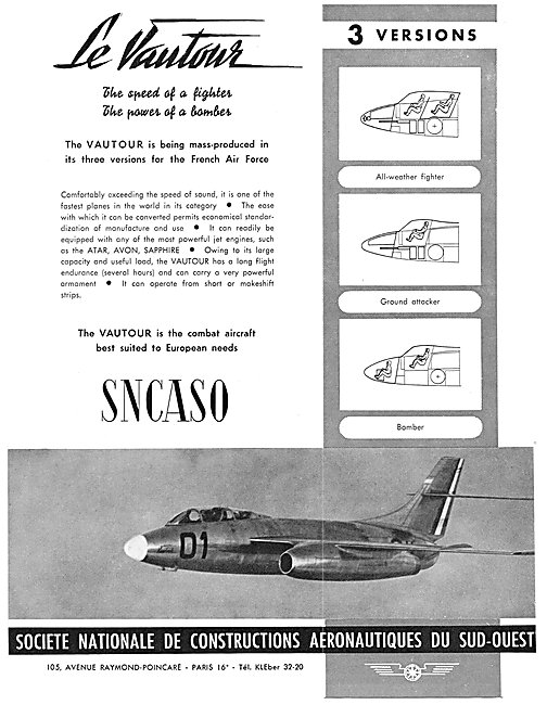 SNCASO Sud Aviation Vautour                                      