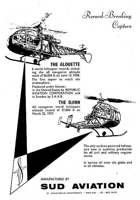 Sud Aviation Alouette - Sud Aviation Djinn                       