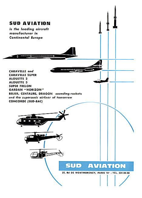 Sud Aviation Aircraft 1964                                       