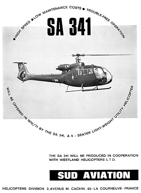 Sud Aviation SA 341                                              