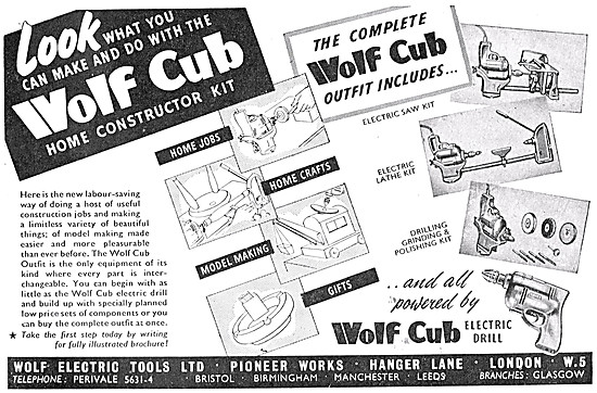 Wolf Electric Tools - Wolf Home Constructor Kit For Model Makers 