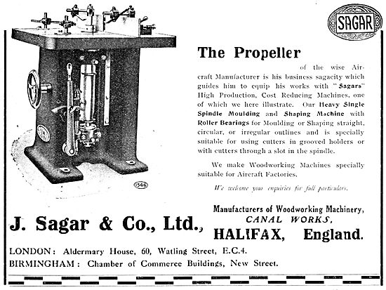 Sagar Woodworking Machinery 1920 Propeller Shaper                