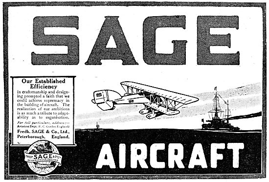 WW1 Sage Floatplanes                                             