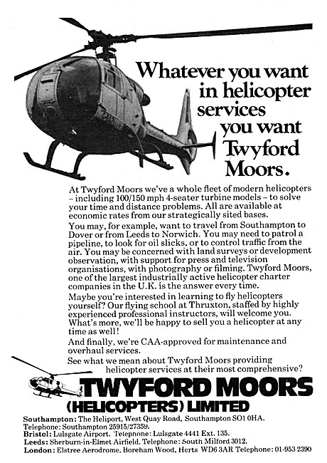 Twyford Motors - Twyford Helicopter Hire - Helicopter Air Taxi   