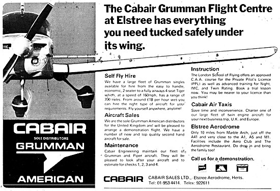 Cabair Grumman Flight Centre. Denham                             