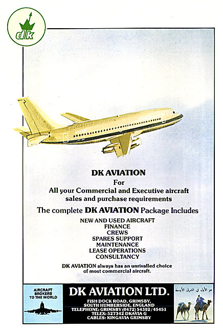 DK Aviation Aircraft Finance, Crews & Maintenance                