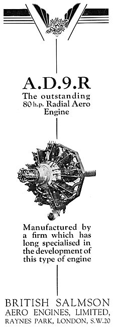 British Salmson A.D.9.R                                          