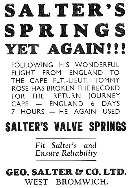 Salter's Valve Springs - Tommy Rose                              