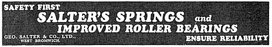 Salter's Springs & Roller Bearings                               