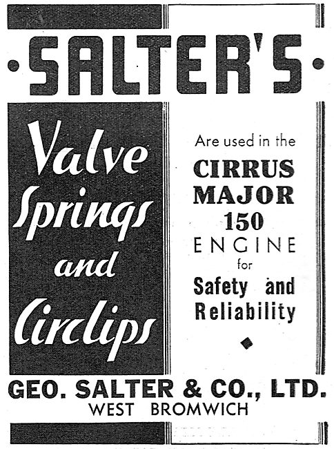 Salter's Aero Engine Valve Springs                               