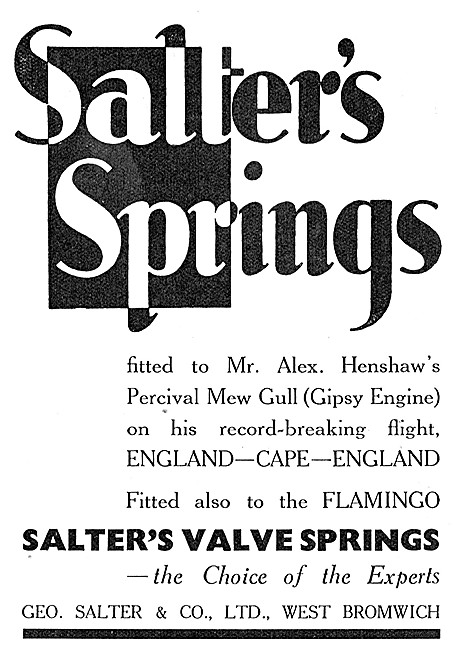 Salters Valve Springs                                            
