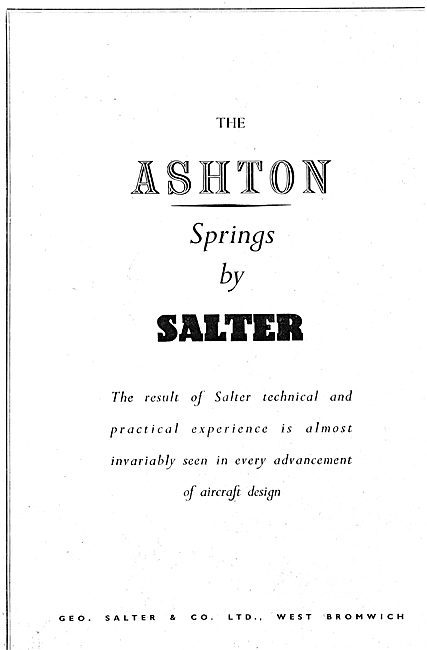 Salters Springs  For Aircraft                                    