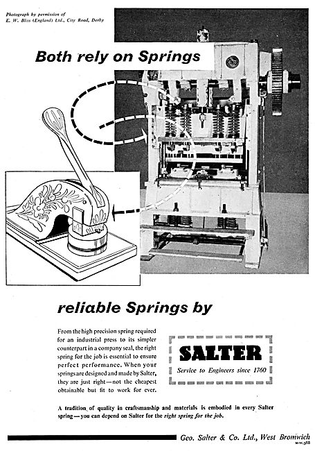 Salter's Springs & Presswork                                     