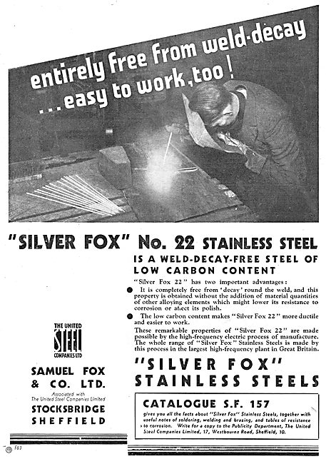 Samuel Fox - Silver Fox No 22 Stainless Steel                    