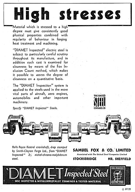 Samuel Fox Diamet Electric Steel                                 