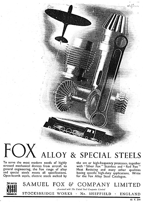 Samuel Fox  Alloy & Special Steels                               