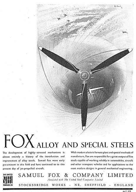Samuel Fox  Alloy & Special Steels                               