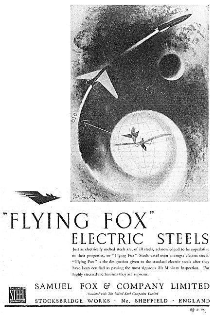Samuel Fox. Flying Fox Electric Steels 1949                      