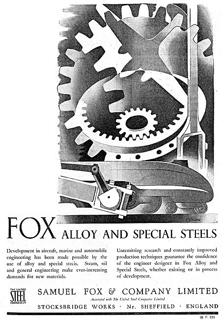 Samuel Fox Alloys & Special Steels                               