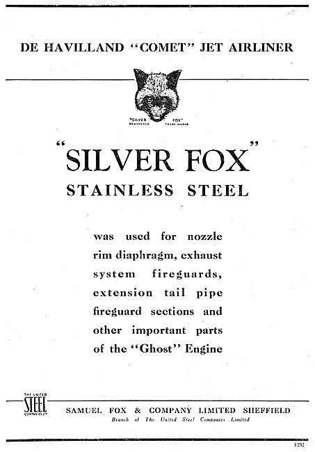 Samuel Fox Stainless Steels 1949                                 