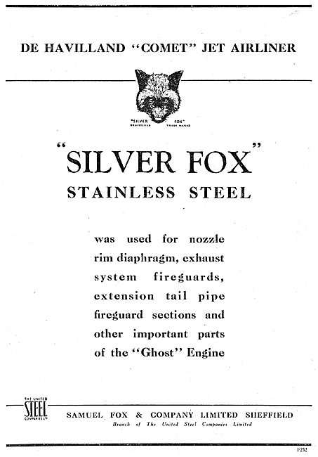 Samuel Fox Stainless Steels 1949                                 