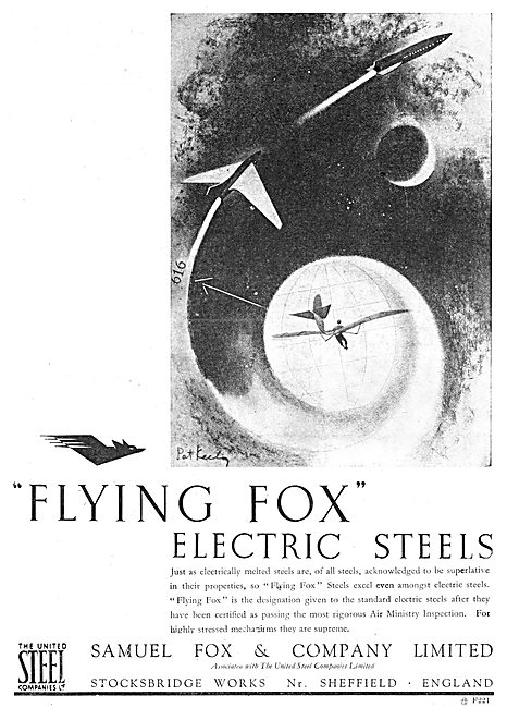 Samuel Fox. Flying Fox Electric Steels                           