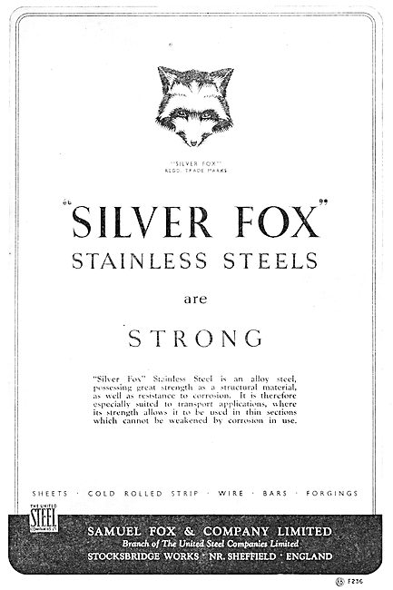 Samuel Fox Stainless Steels                                      