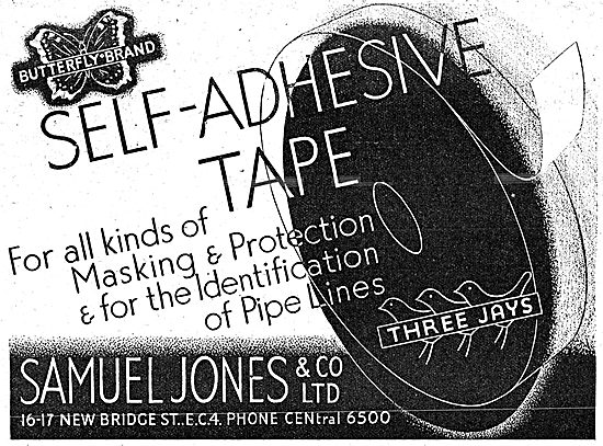 Samuel Jones Self Adhesive Cloth & Paper Masking Tapes           